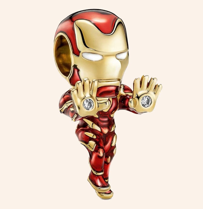 Iron man Charm Plata S925