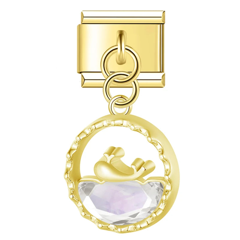 Italian Charms Ballena & Peces - Charmsymore