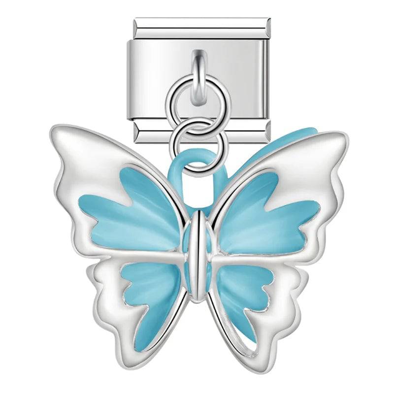 Italian Charms Mariposas Acero Inoxidable