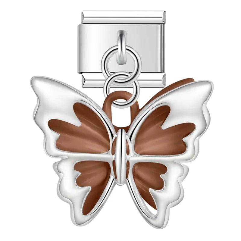 Italian Charms Mariposas Acero Inoxidable