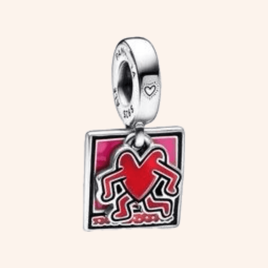 Keith Haring Charm Plata S925