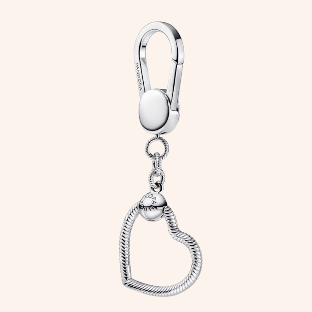 S925 Silver Charms Keychain