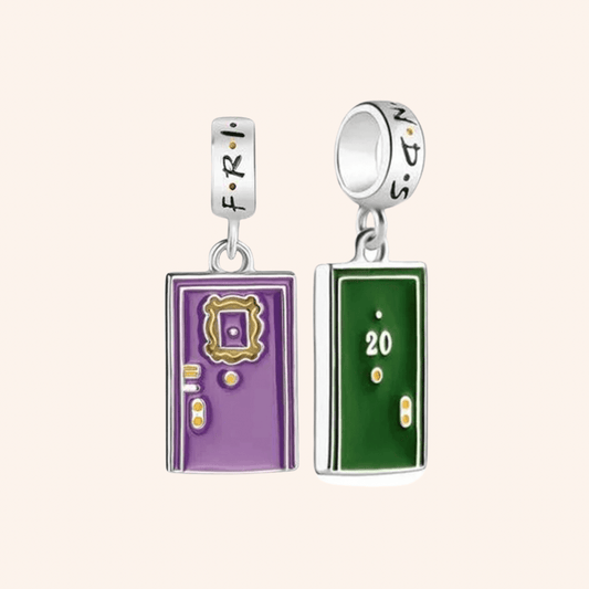 Puerta Friends Charm Plata S925 Entrega Inmediata