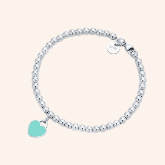 Pulsera Tiffany Verde Plata S925 Entrega Inmediata - Charmsymore