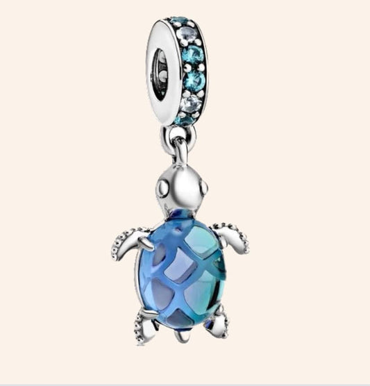 Turtle Charm Sea Silver S925