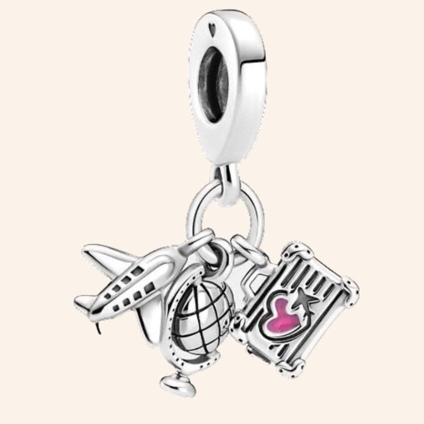 Viaje  Charms Plata S925